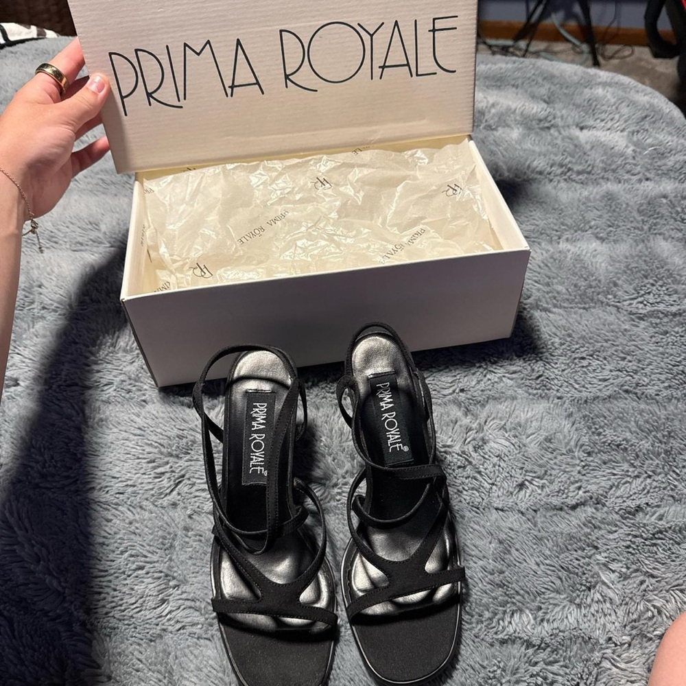 Prima Royale Black Women's Heels NEVER WORN